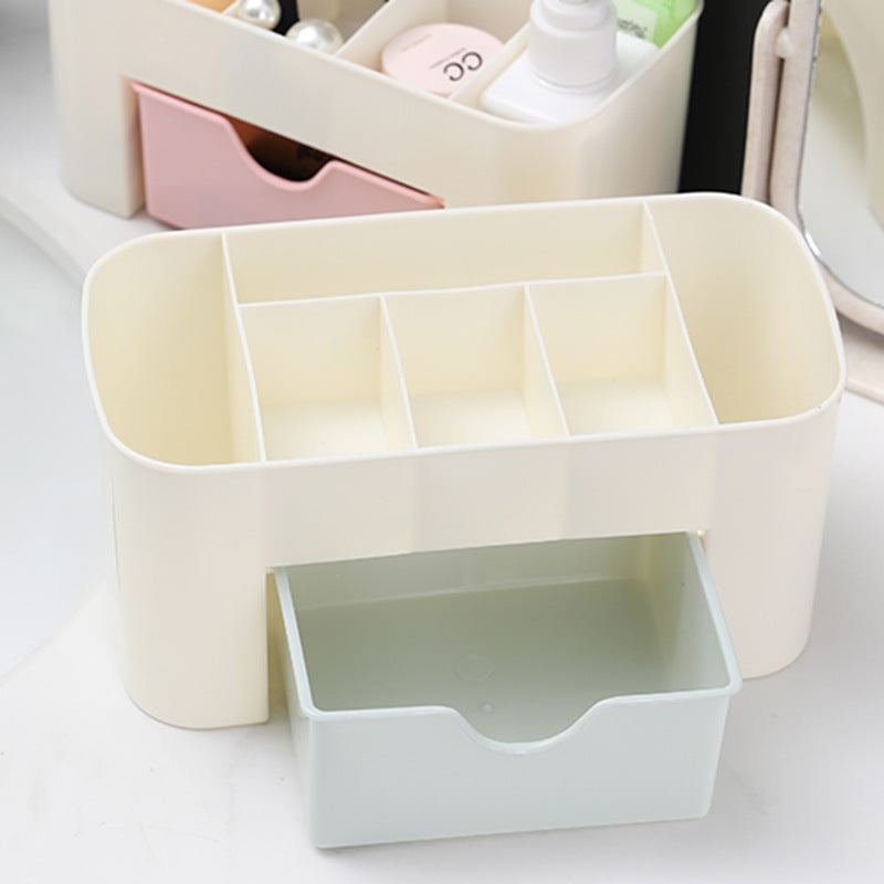 Desktop Drawer Storage Box Cosmetic Box Plastic Multifunctional Storage Box Jewelry Box Desk Storage Box