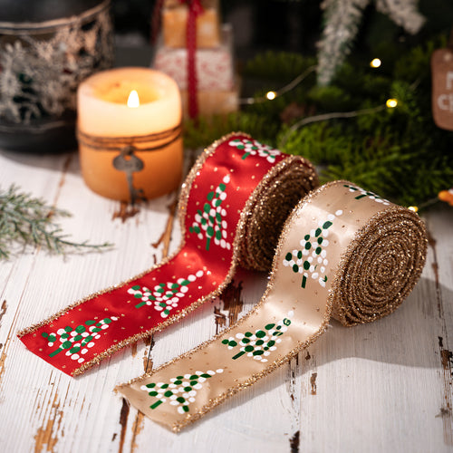 Christmas ribbons Christmas tree wreaths decorative ribbons and ribbon decorations
