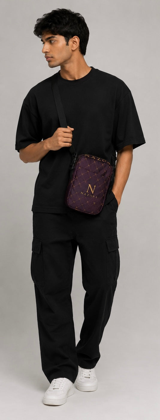 Nazora Bordeaux – Bold Sophistication, Timeless Luxury  crossbody bag