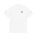 Embroidered Fox Logo Polo Shirt — Classic White Pique