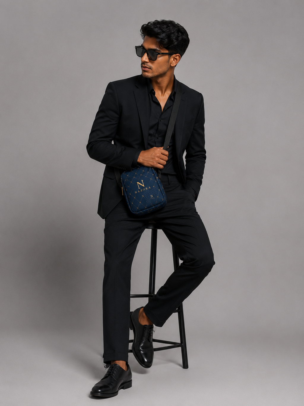 Nazora Azure – Grace in Every Detail crossbody bag