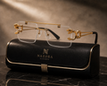 Nazora Clarity™ Luxury Rimless Clear Glasses