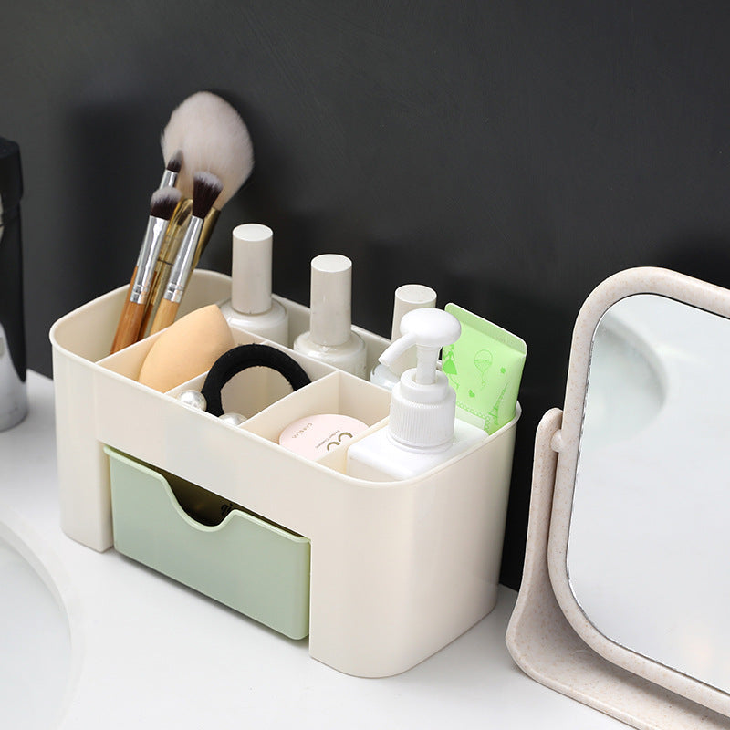 Desktop Drawer Storage Box Cosmetic Box Plastic Multifunctional Storage Box Jewelry Box Desk Storage Box