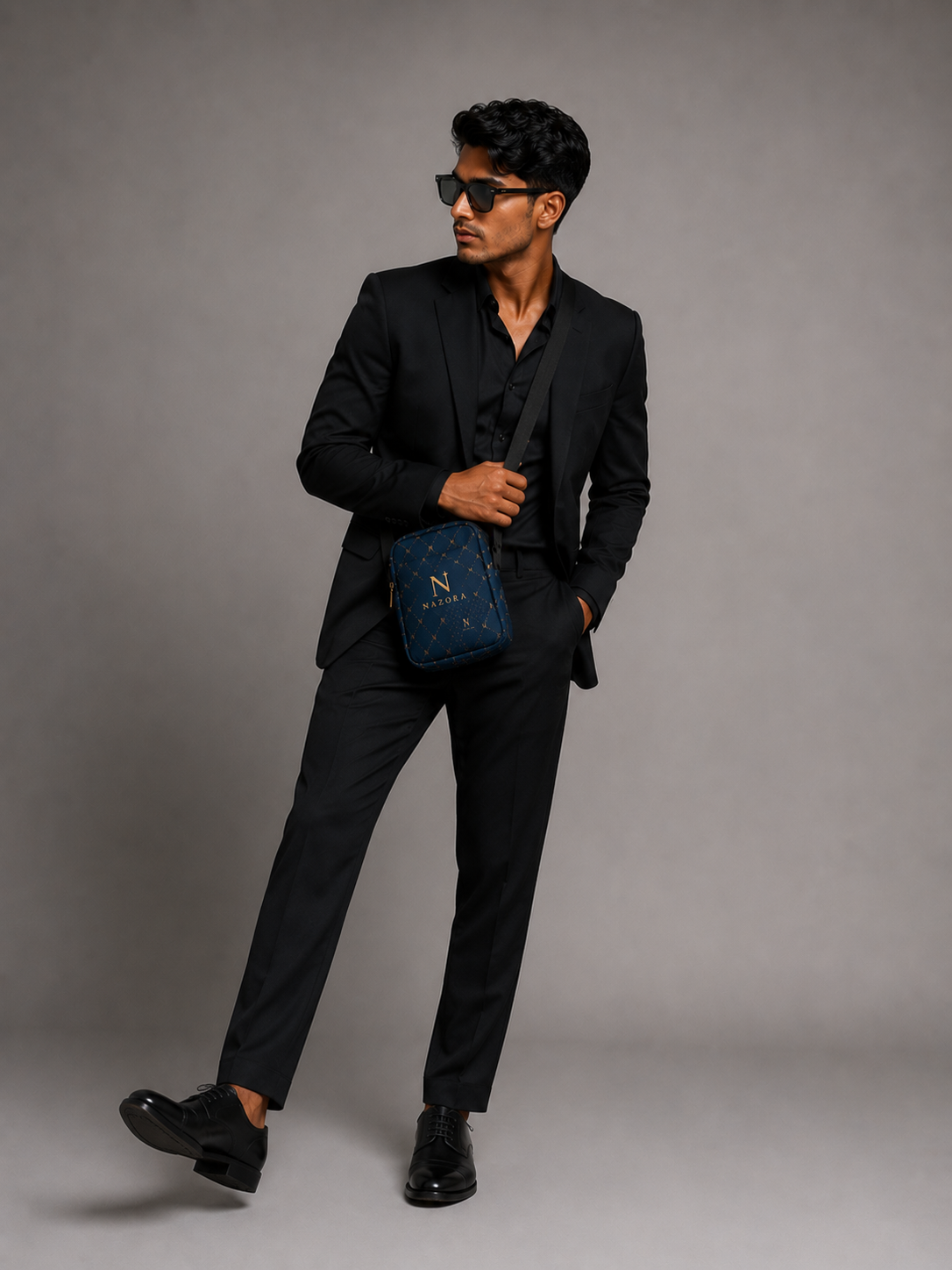 Nazora Azure – Grace in Every Detail crossbody bag