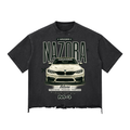 Nazora M4 Comp Snow Wash Raw-Hem Boxy T-shirt