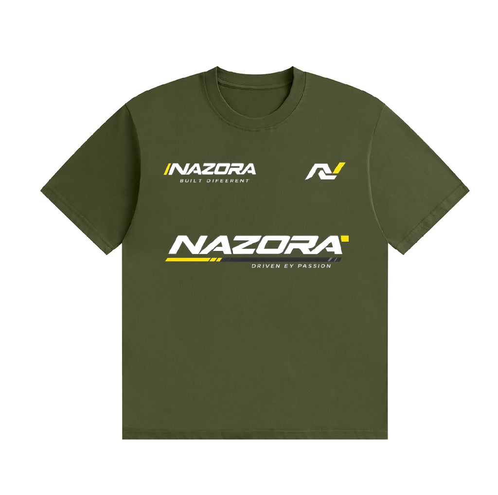 Nazora Urban Drift Red Graphic Tee & Premium Baggy Jeans Outfit