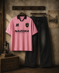 Nazora Signature Shirt & Vintage Wash Barrel Leg Jeans