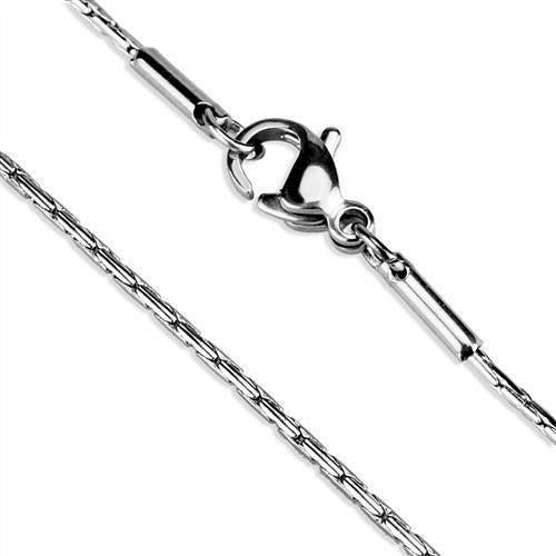 TK2437 - High polished (no plating) Stainless Steel Chain with No